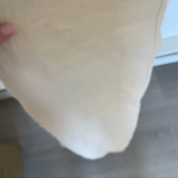 Anthropologie Aren Halterneck Jumpsuit Cream Size 2 Crossover - Picture 4 of 12